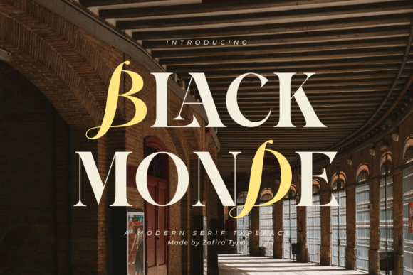 Black Monde Font: Elevating Brand Identity with Elegance