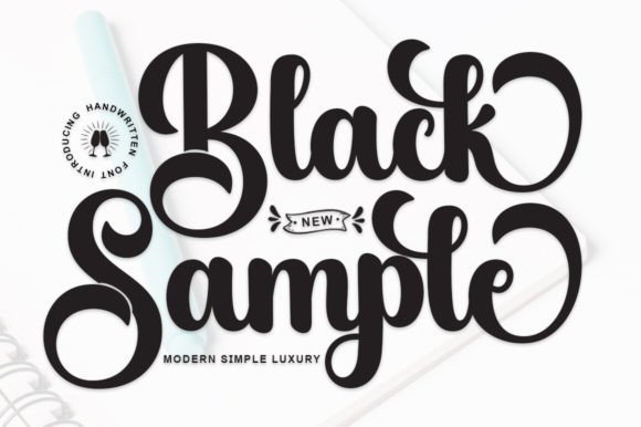 Black Sample Font Review for Campaign Designers