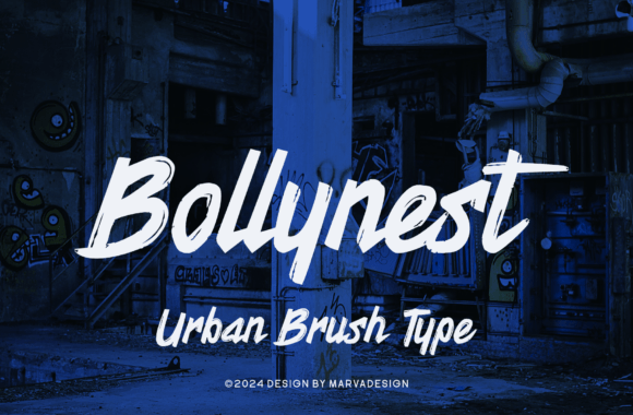 Bollynest Font for Bold Brand Campaigns