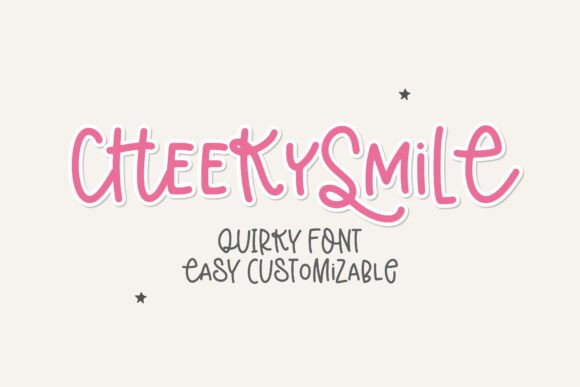 Cheeky Smile Font for Business Branding