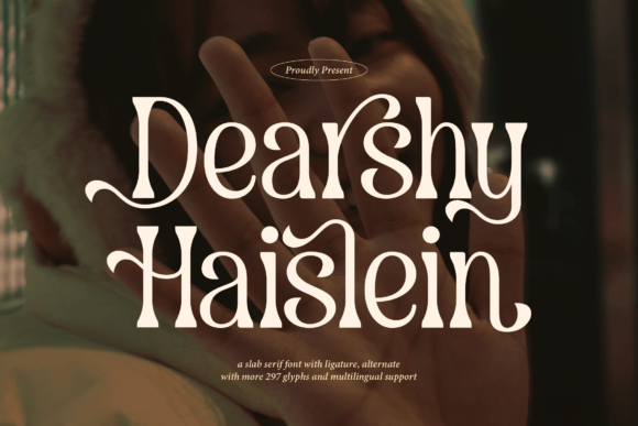 Dearshy Haislein Font in Branding Projects