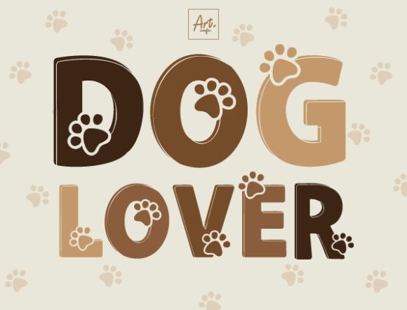 Dog Lover Font for Social Media Campaigns