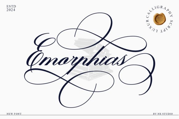 Emorphias Font: A Beautiful Script for Crafters and Creators