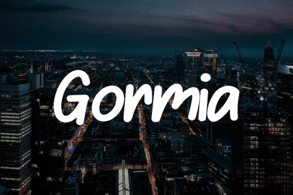 Gormia Font: A Handwritten Script for Fashion and Brand Design