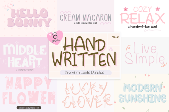 Handwritten Bundle: Modern Script Fonts for Editorial Design