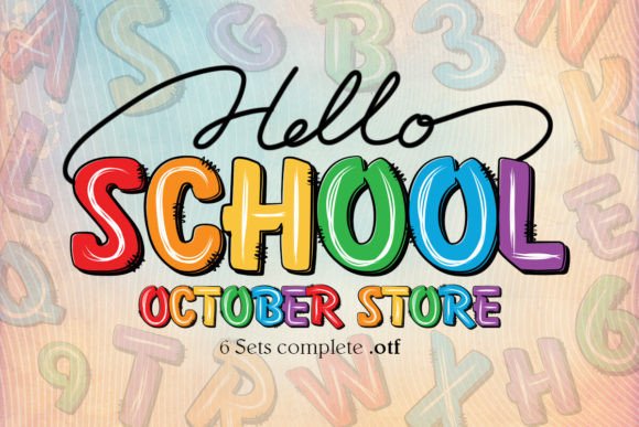 Hello School Font: Elevate Your Brand with Back-to-School Joy