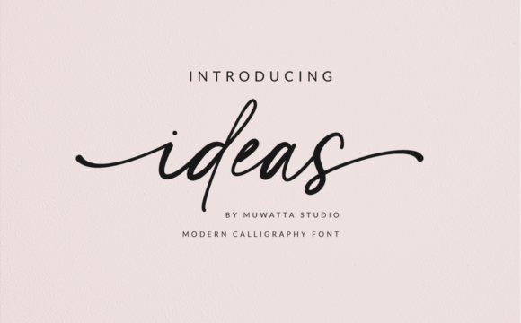 Ideas Font: A Sophisticated Script for Craft Creators