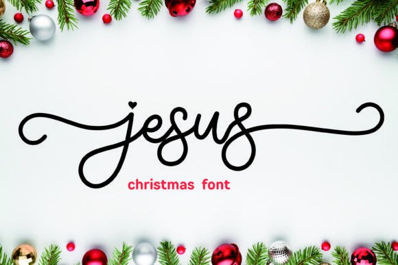 Jesus Font: A Handwritten Script for Holiday Branding