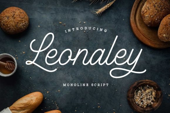 Leonaley: A Minimalist Monoline Typeface for Editorial Elegance