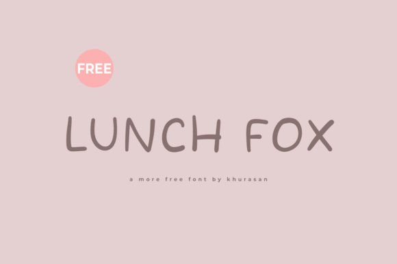 Lunch Fox: A Handwritten Font for Editorial Elegance