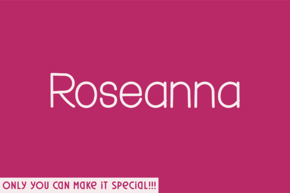 Roseanna Rounded: A Handwritten Font for Memorable Branding