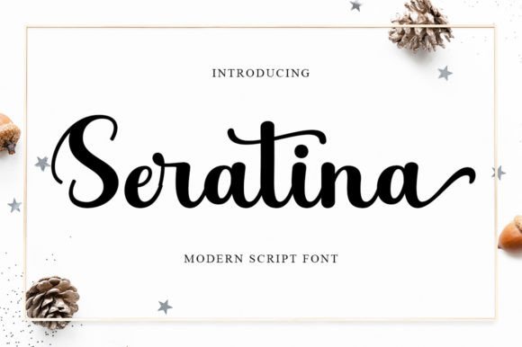 Seratina Script: A Premium Handwritten Font for Editorial Design