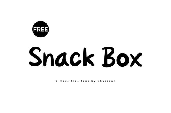Snack Box Font for a Polished Brand Look