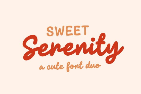Sweet Serenity Font: A Playful Script for Editorial Design