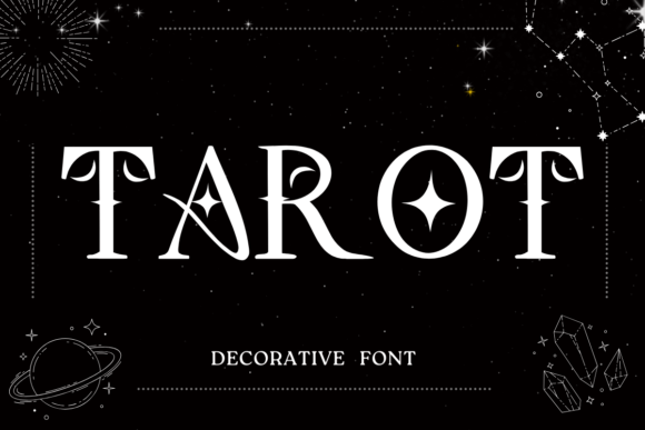 Tarot Font: A Decorative Typeface for Magical Designs