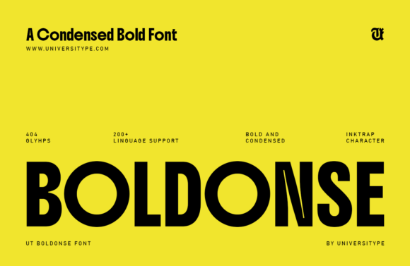 Ut Boldonse: A Font for Creative Expression