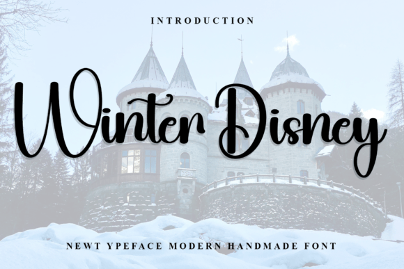 Winter Disney Font in Real Campaign Design